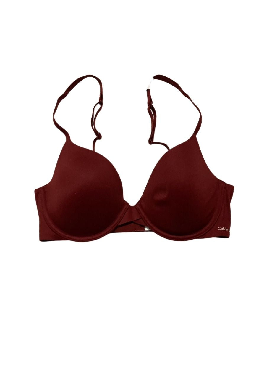CALVIN KLEIN Perfectly Fit Lightly Lined T-Shirt Bra RED 32C