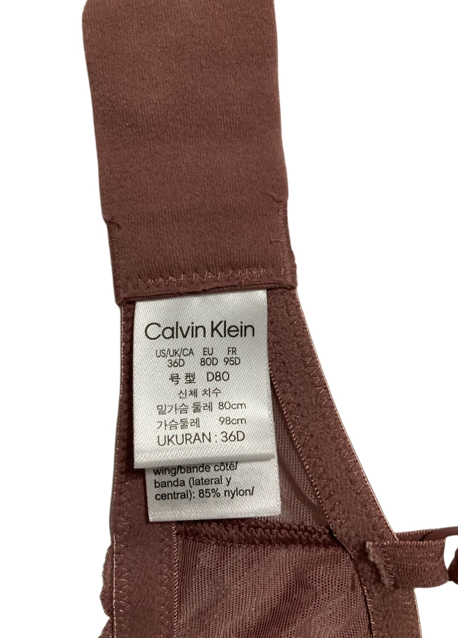 CALVIN KLEIN Instinct Balconette Bra MAUVE 36D