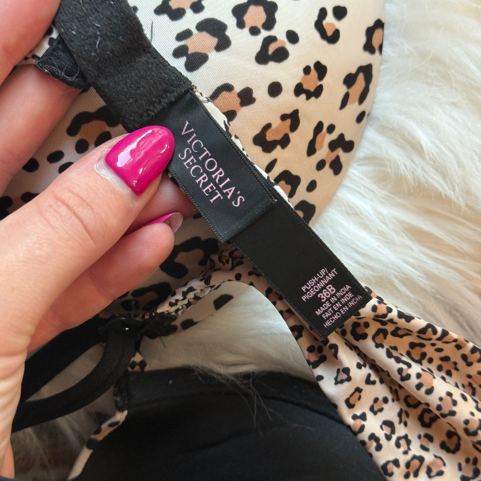 Victoria's Secret Animal Print Bra - 36B