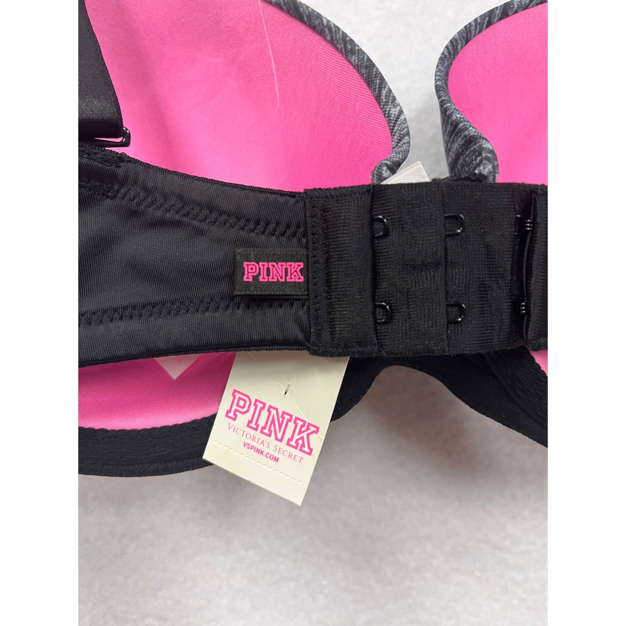 Victorias Secret Pink Lightly Lined Bra 34DD #6263
