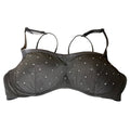 Victoria's Secret Pink Black Polka Dot Bra Size XL