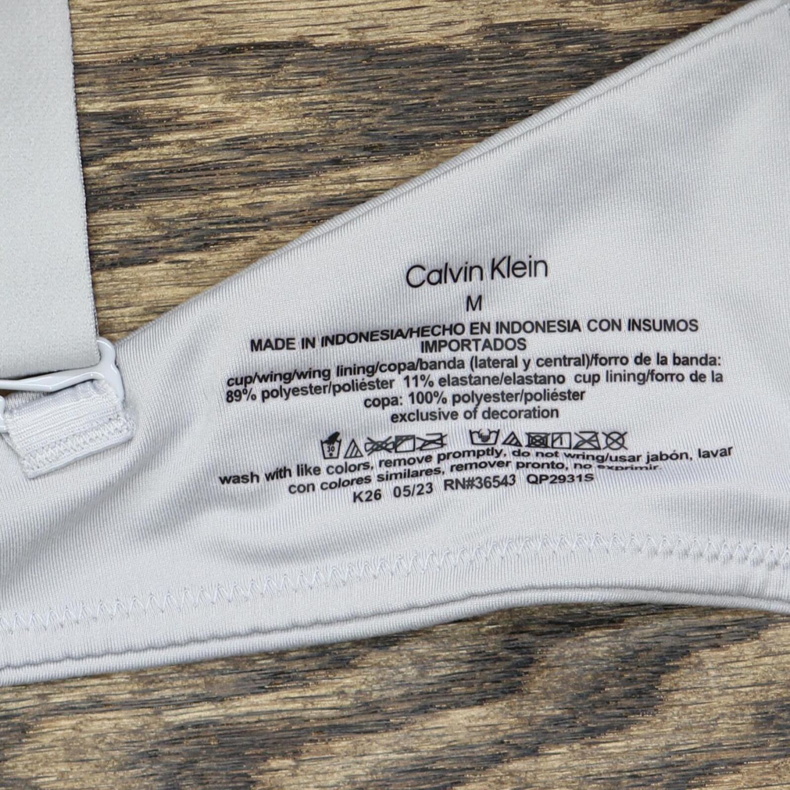 Calvin Klein Womens 2-Pack Microfiber Wirefree Bra 1375938 Gray / Light Pink M
