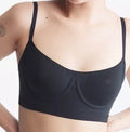 Calvin Klein Women's Bonded Flex Balconette Bralette QF6609, Black, M
