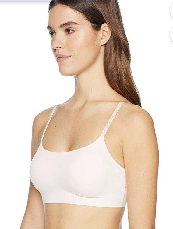 Calvin Klein Invisibles Comfort Bralette, Pink, Xs