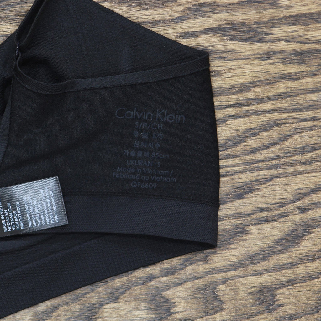 Calvin Klein Womens Convertible Straps Wirefree Fusion Flex Balconette Black S