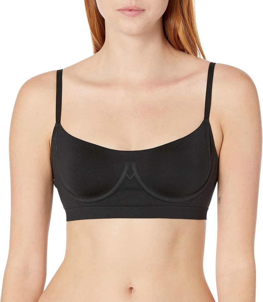 Calvin Klein Womens Convertible Straps Wirefree Fusion Flex Balconette Black S
