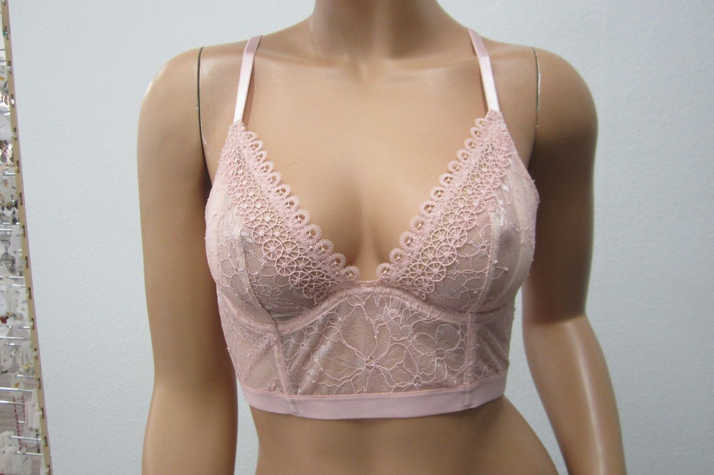 *NWT* Victoria's Secret Very Sexy Lace Unlined Plunge Bra   Size 34B