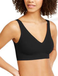 Calvin Klein Women's Invisibles Comfort Plunge Push-Up Bralette QF5785 Black XS