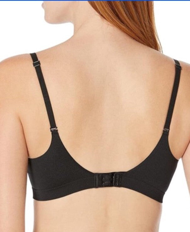 Calvin Klein Women's Bonded Flex Balconette Bralette QF6609, Black, Small