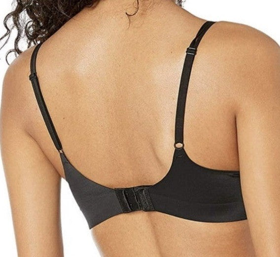 Calvin Klein Liquid Touch Push up Plunge Underwire Bra, QF4083 Black, 32C