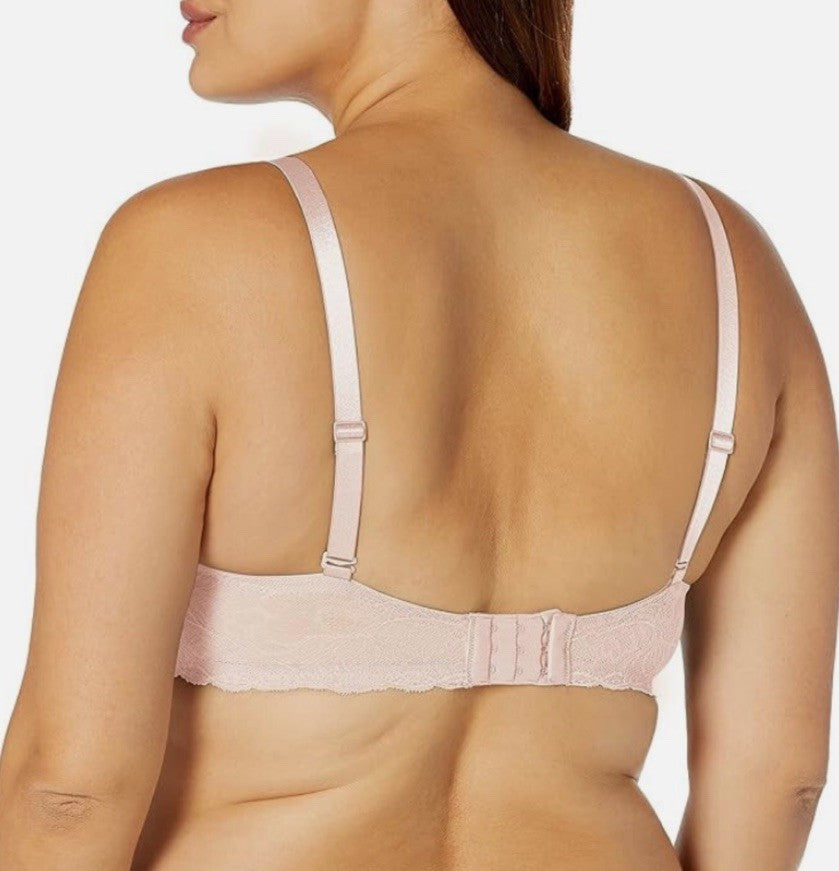 Calvin Klein Seductive Comfort Lace Demi Bra Barely Pink 34D