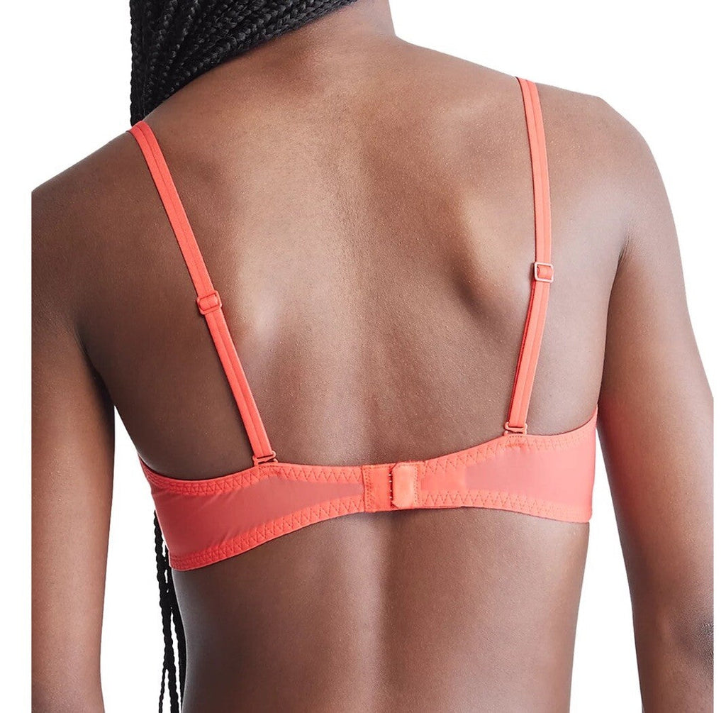 CALVIN KLEIN Women's Sheer Marquisette Lightly Lined Demi Bra QF6068 32C