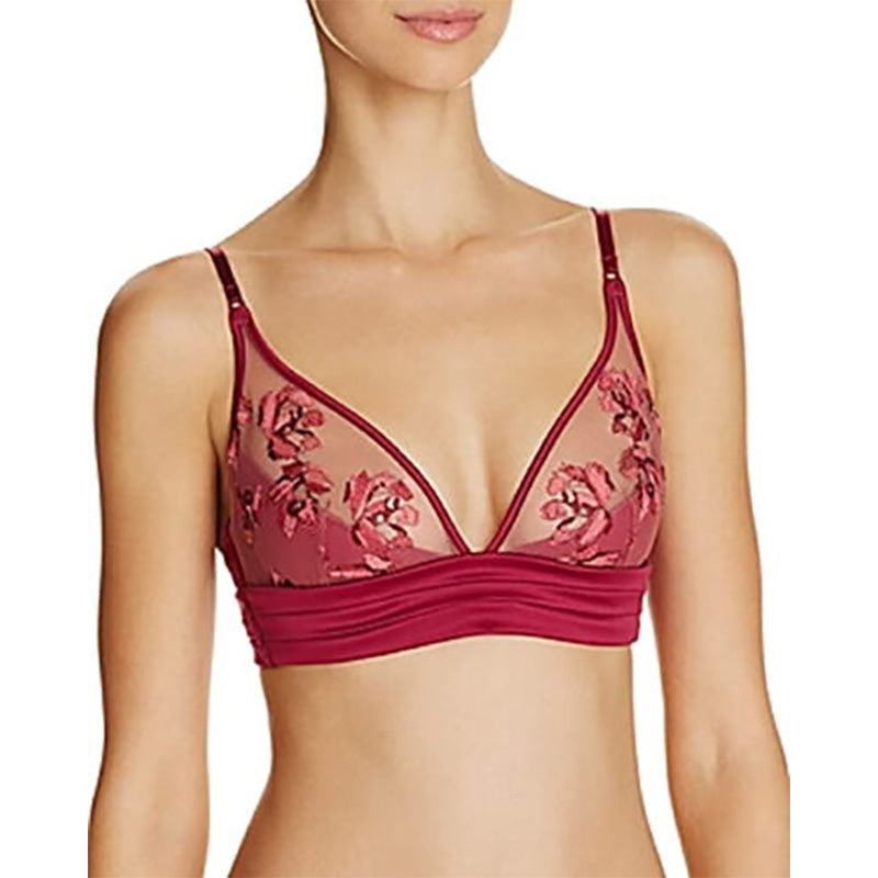 Calvin Klein CK Black Collection Temptation Burgundy 34B