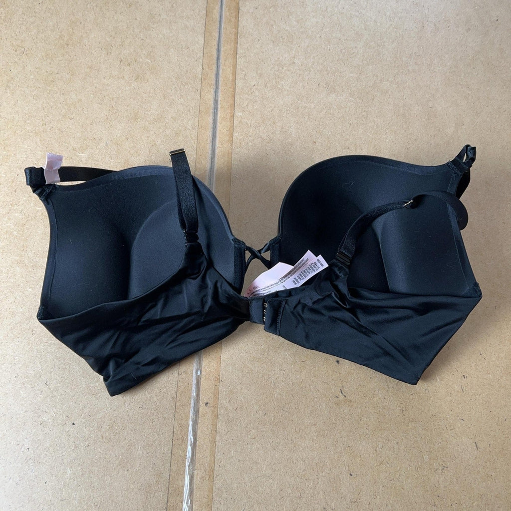 Victoria's Secret Bra Womens 38D Black T-Shirt Molded Padded Underwired