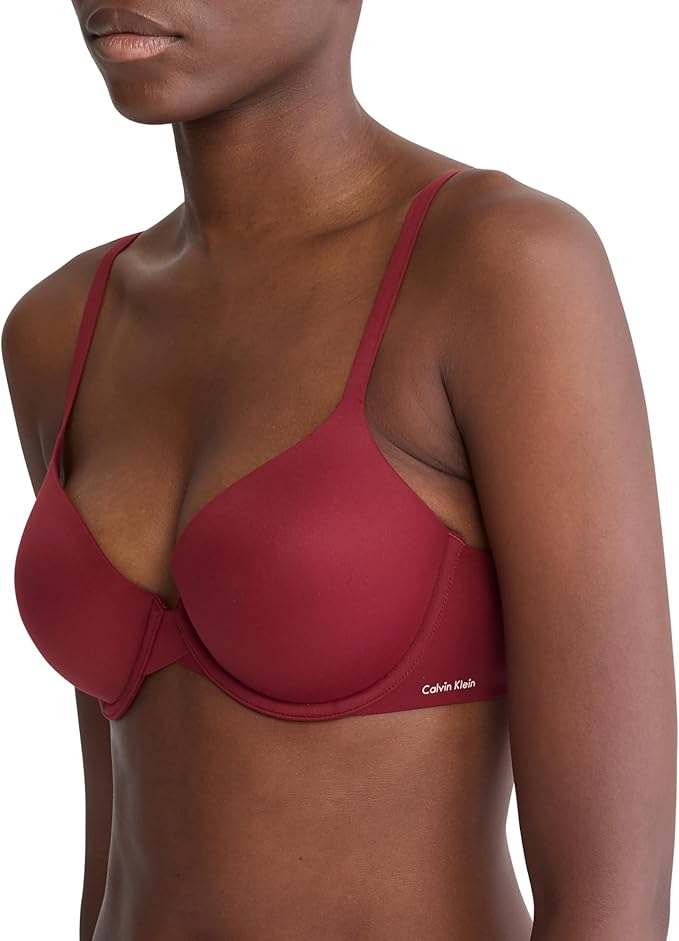 CALVIN KLEIN Perfectly Fit Lightly Lined T-Shirt Bra RED 32C