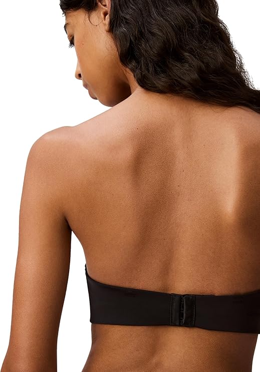 CALVIN KLEIN Perfectly Fit Strapless Convertible Push-Up Bra BLACK 34A