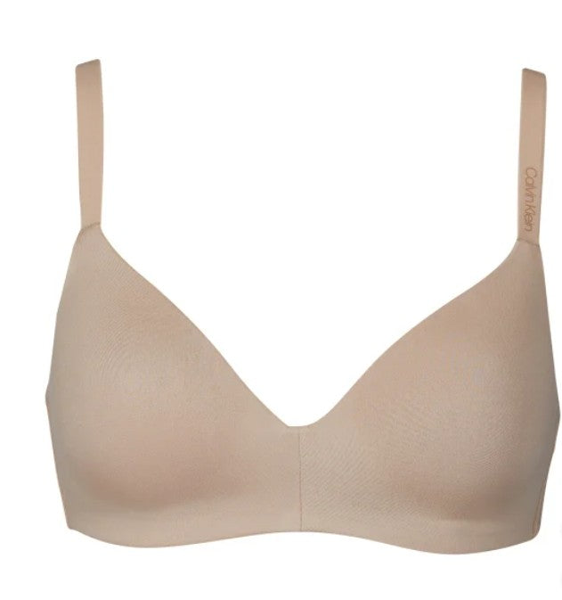 Calvin Klein Women's Size Large Wirefree Bra, 2-pack, Black (1) Cedar (1)