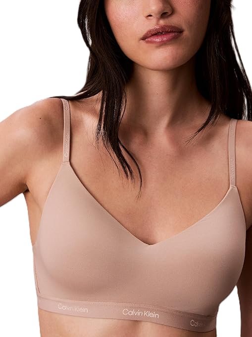 CALVIN KLEIN Form to Body Lightly Lined Bralette CEDAR S