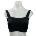Skims Women's Black Square Neck Sleeveless Bralette Bra Crop Top Size M-DD