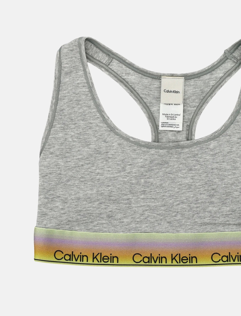 Calvin Klein multicolor logo band bralette