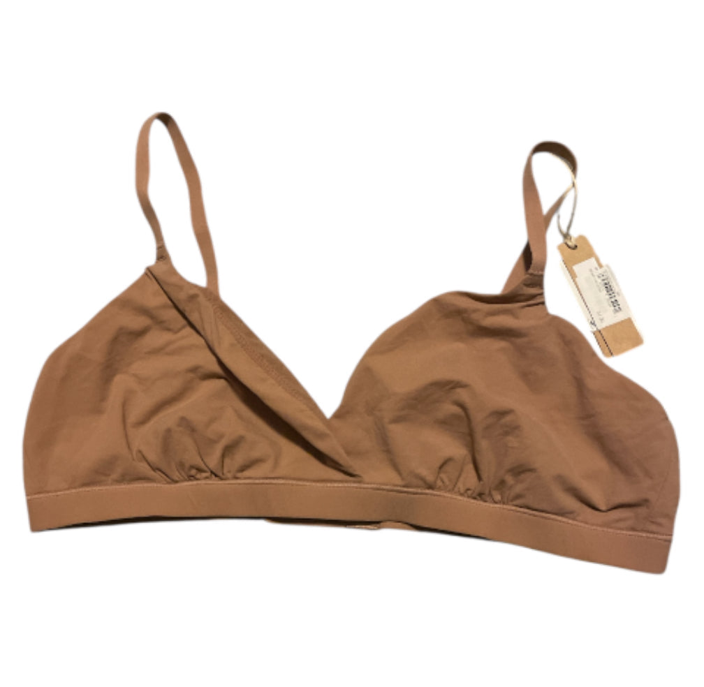 SKIMS Fits Everybody Crossover Bralette in the color Sienna. (Large)