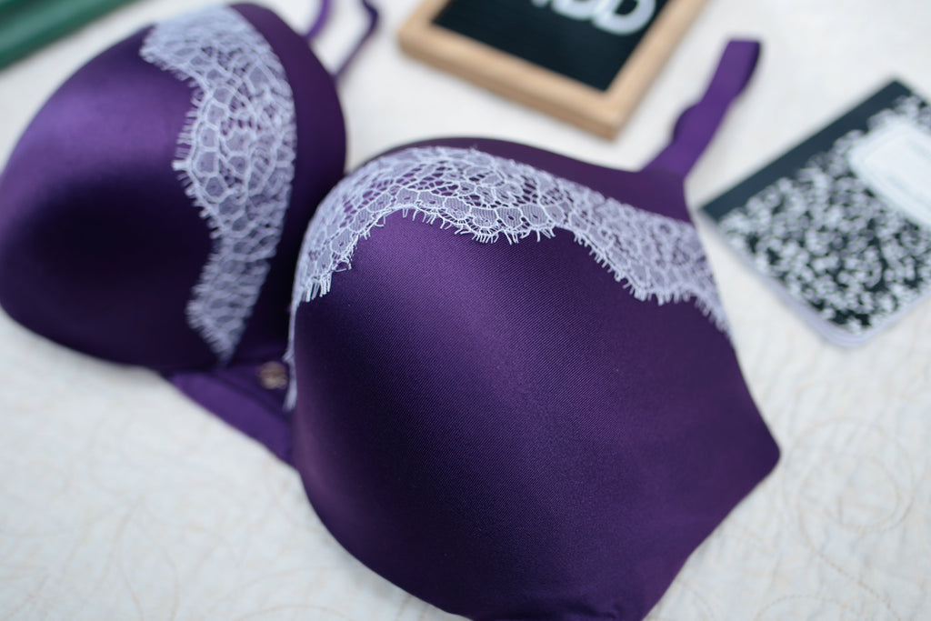 Victoria's Secret 34DD Push-up Underwire Bra Purple