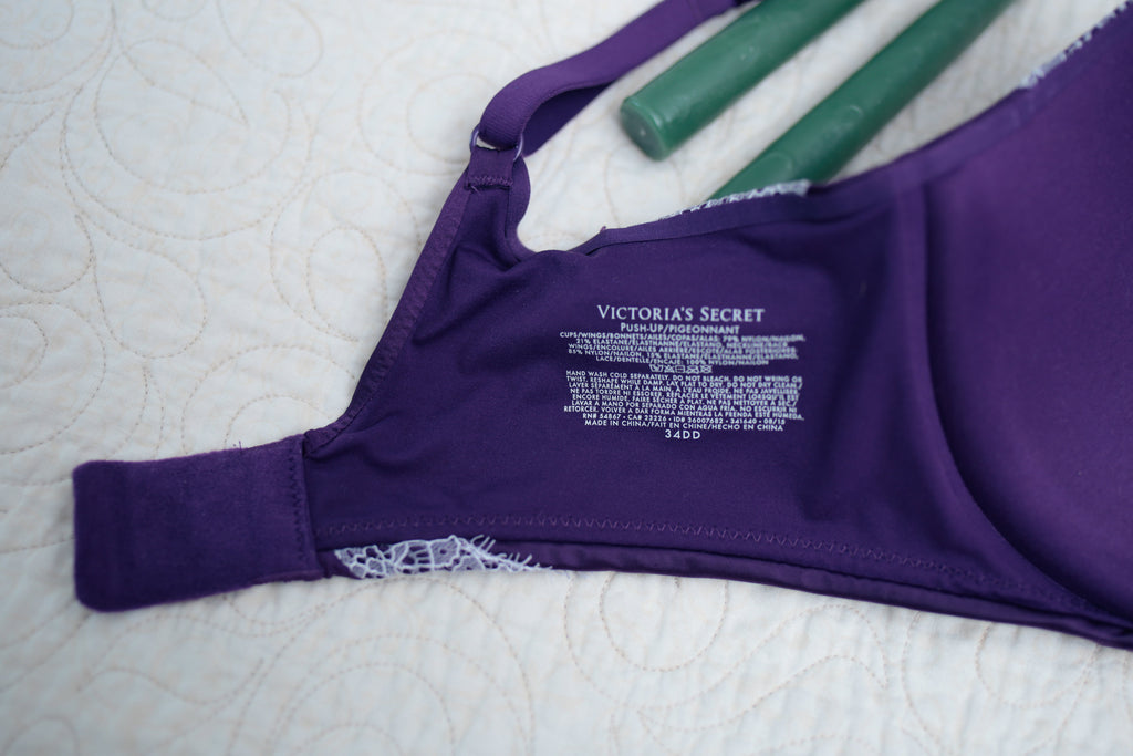 Victoria's Secret 34DD Push-up Underwire Bra Purple