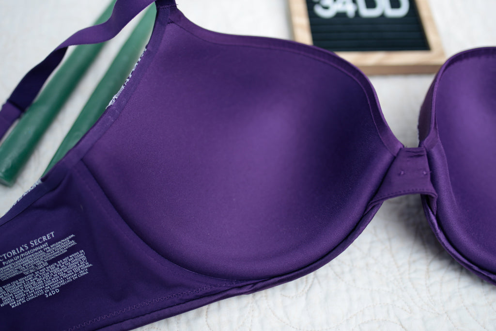 Victoria's Secret 34DD Push-up Underwire Bra Purple