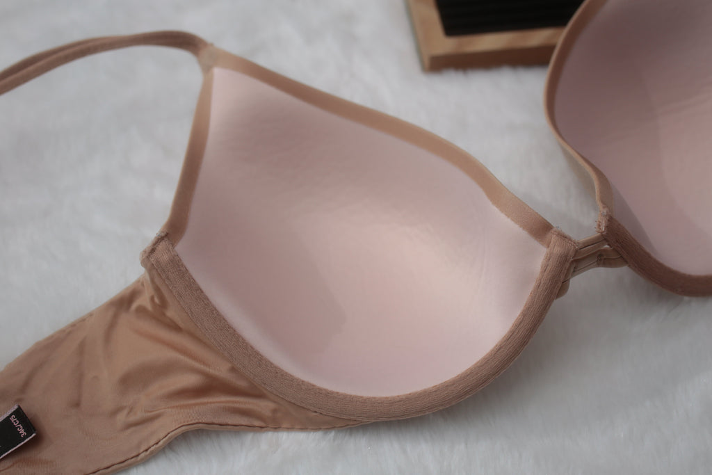 Victoria's Secret Plunge T‑Shirt Bra, Lightly Lined 34C Beige