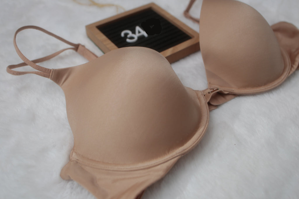 Victoria's Secret Plunge T‑Shirt Bra, Lightly Lined 34C Beige