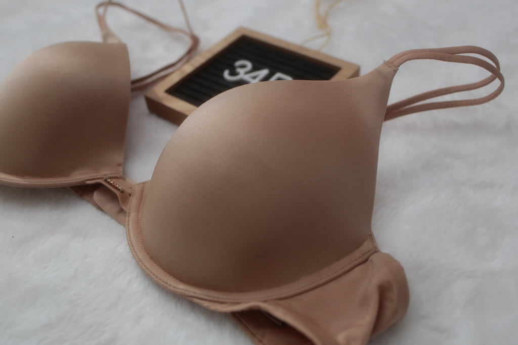 Victoria's Secret Plunge T‑Shirt Bra, Lightly Lined 34C Beige