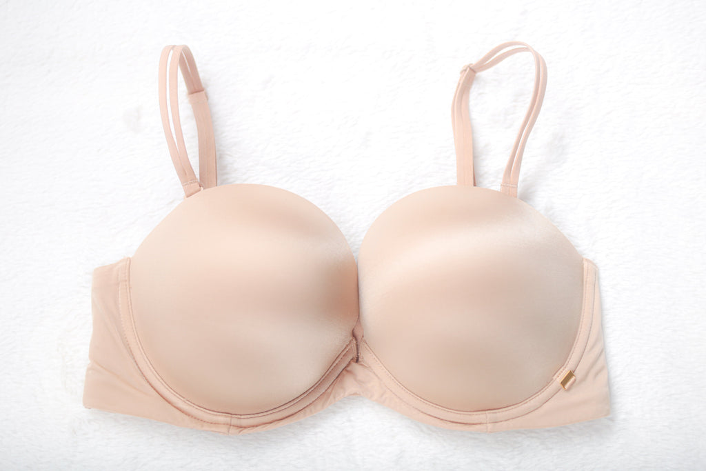 Victoria's Secret Very Sexy Multiway Padded Demi Classic T-shirt Bra Beige 34DD