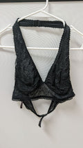 Victoria's Secret Black Lace Halter-Neck Bralette