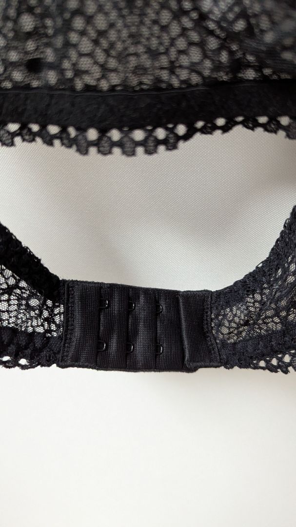 Victoria's Secret Black Lace Halter-Neck Bralette