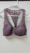 Victoria's Secret Dark Purple Lace Crossback Bralette