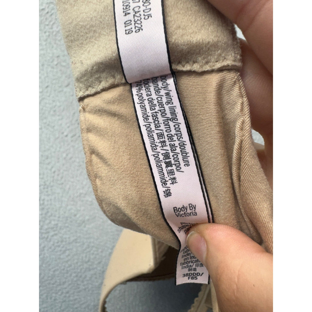 Victorias Secret Body By Victoria Perfect Shape Bra 38DDD Beige #9725