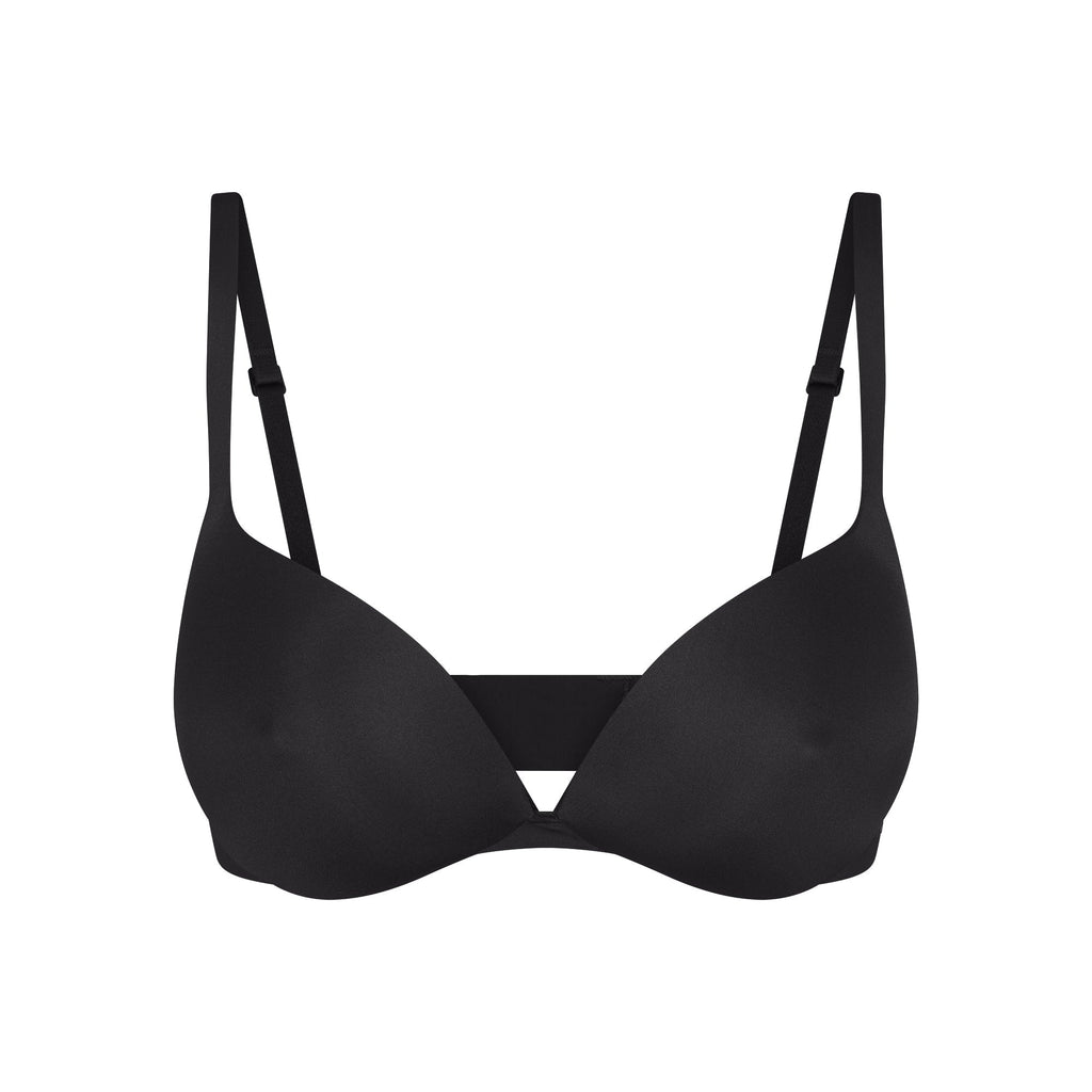SKIMS ULTIMATE NIPPLE WIRELESS PUSH-UP BRA | ONYX