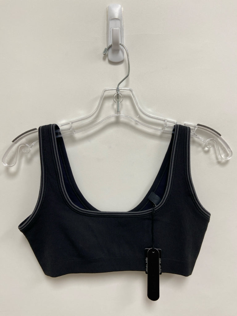 NWT SKIMS Size M Black Ribbed Ladies Bra