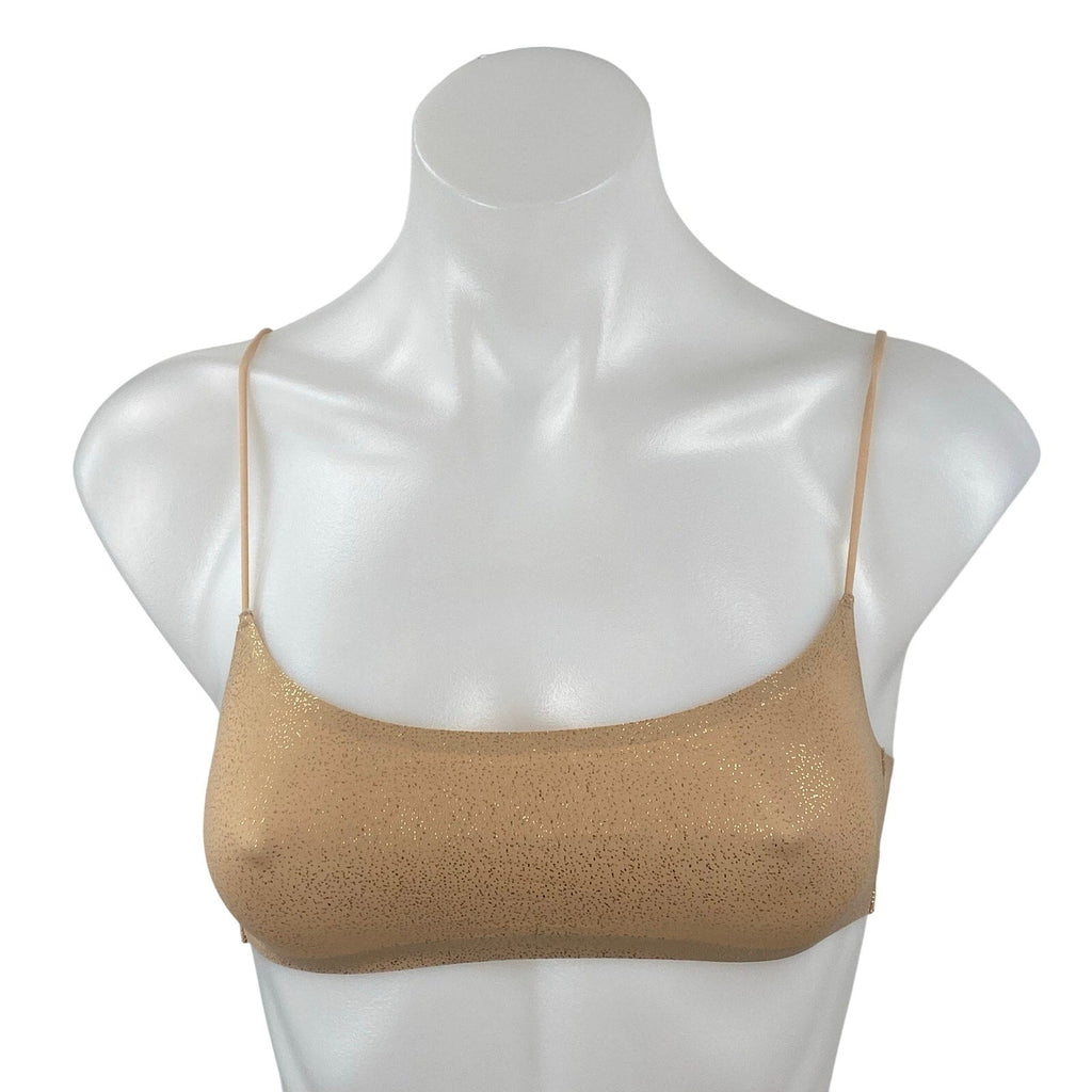 NEW Skims Meta Eco Bamboo Thin Strap Gym Athletic activewear Bra Bralette Top XS