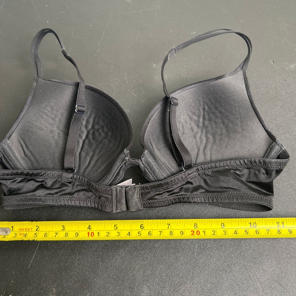 Victoria's Secret Black Polka Dot Push-Up Bra Size 34B