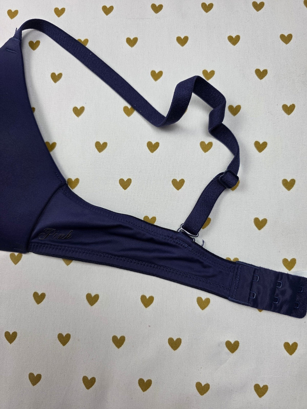 Victorias Secret Blue PINK Wireless NO Wire Wear Everywhere Bra 36C