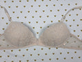 Victorias Secret Wireless No wire beige Padded Bra lace 36B