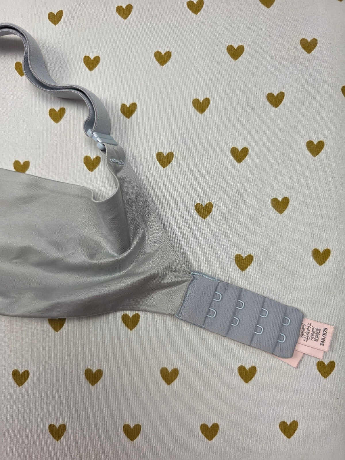 Victorias Secret Blue Wireless No wire Perfect Shape Bra 34B