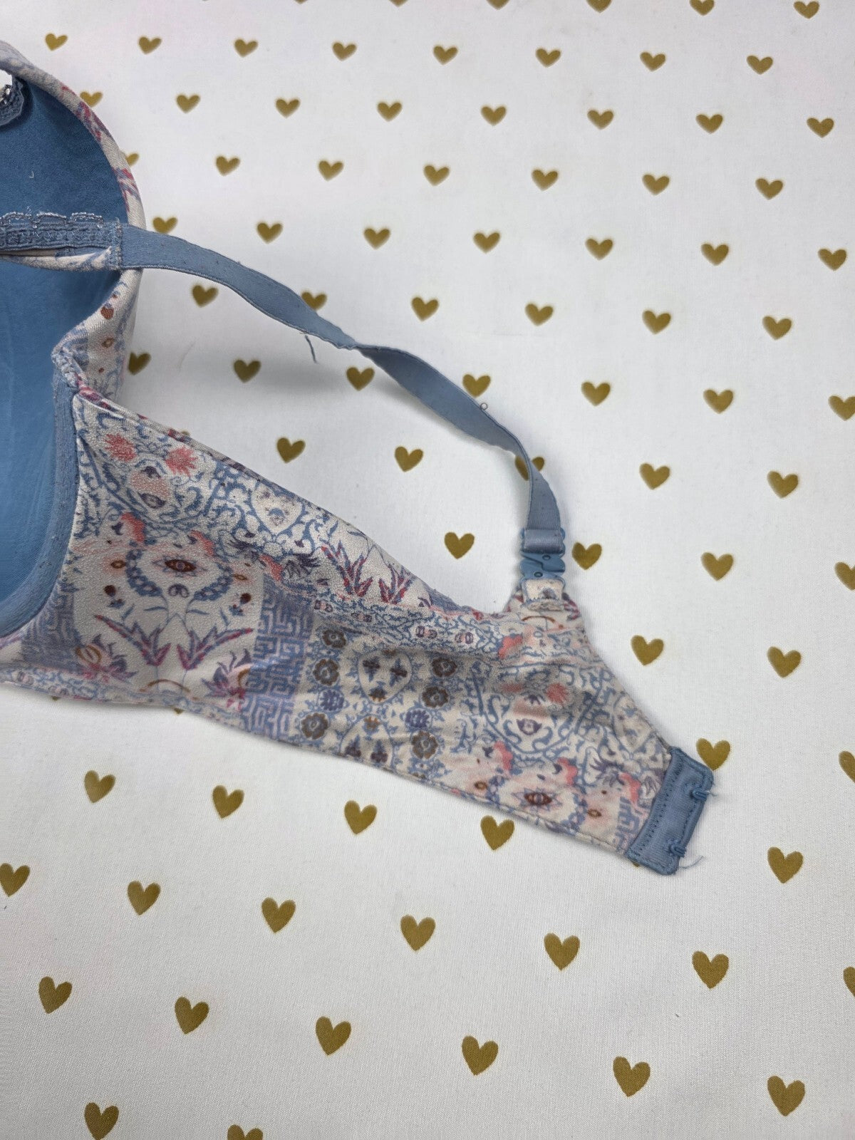 Victorias Secret Patterned Perfect Shape Bra 36D
