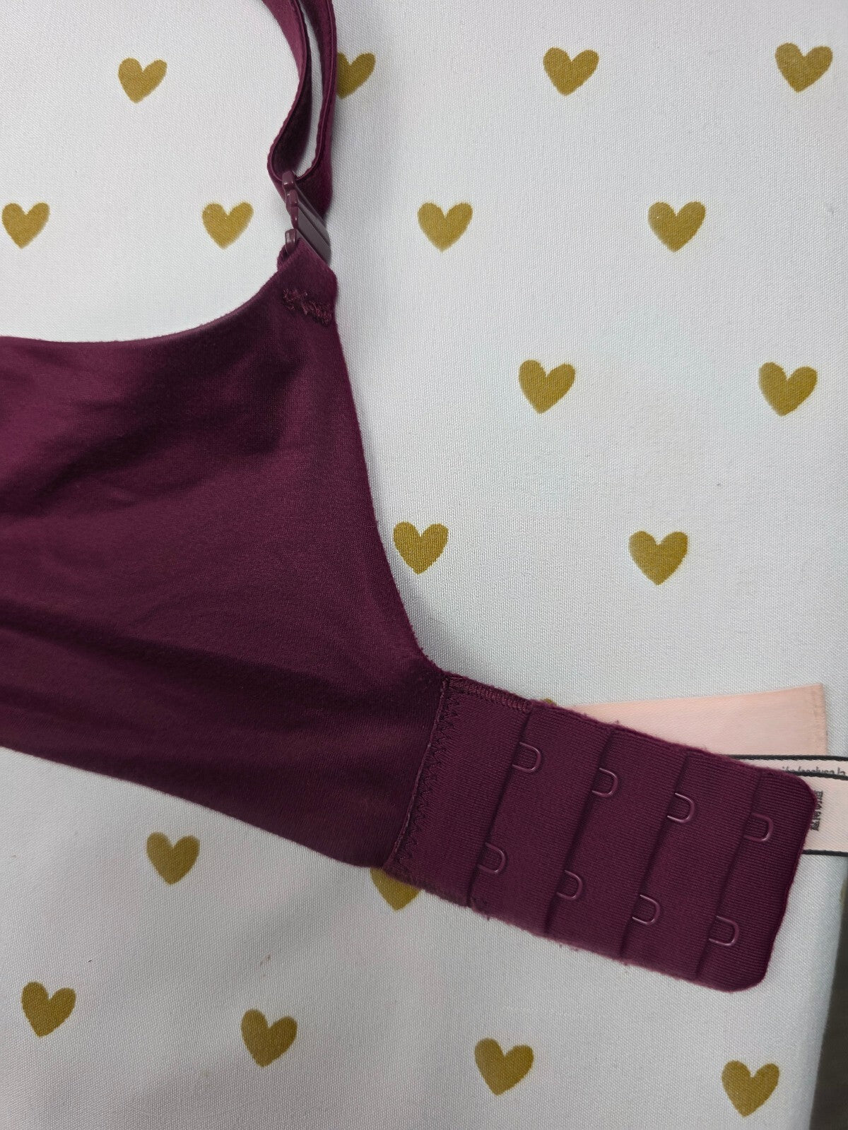 Victorias Secret INCREDIBLE Padded Wireless No Wire Bra Maroon 36C