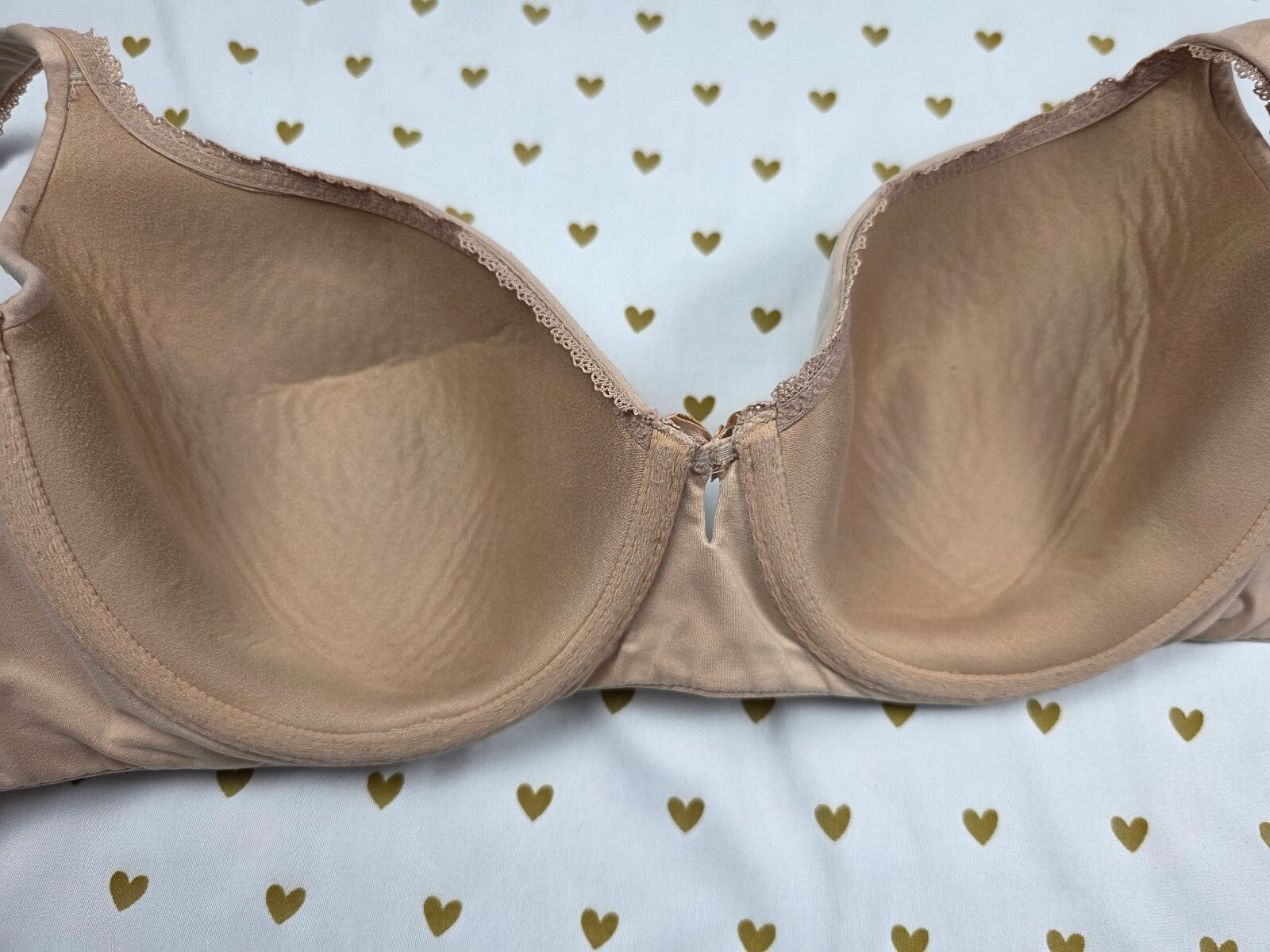 Victorias Secret Beige Lined Demi Soft Bra 34DDD