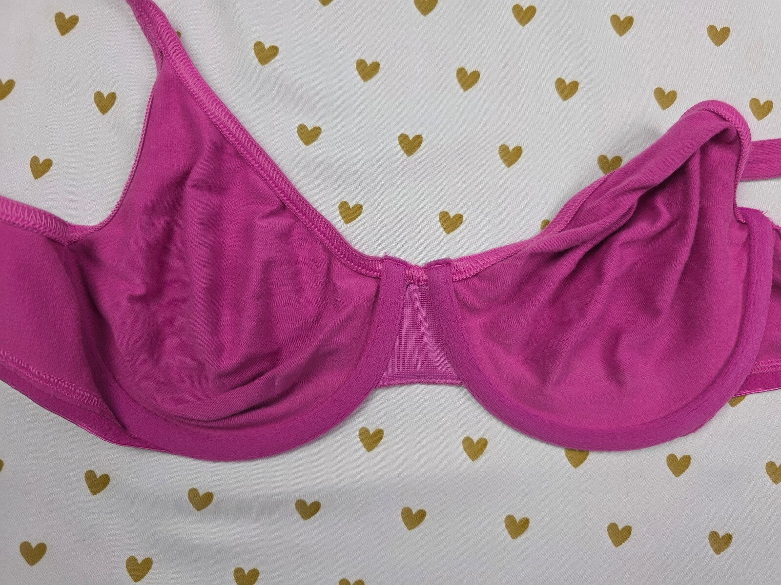 Victorias Secret Vintage Cotton Lounge 36B Lightly Lined Bra