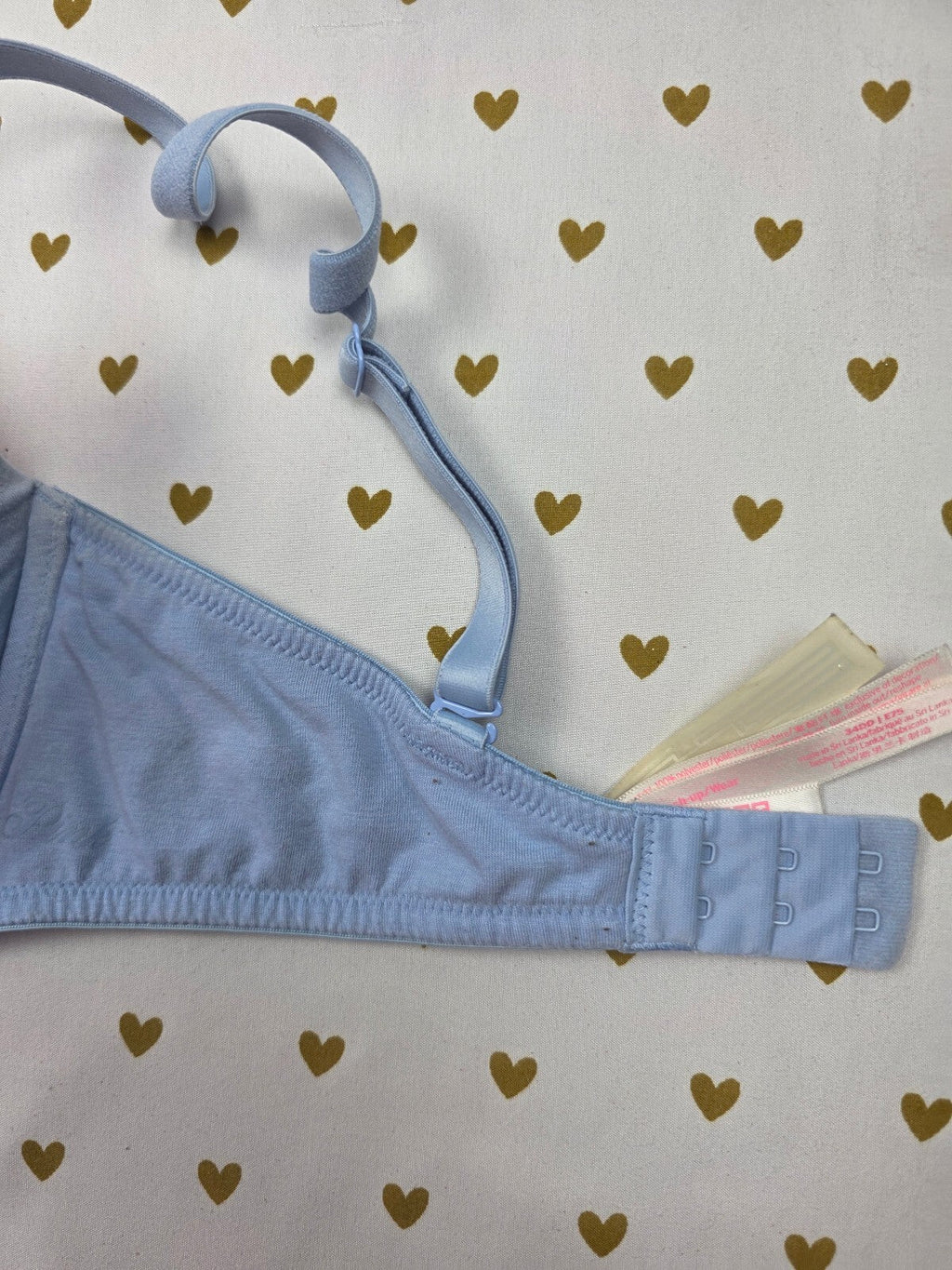Victorias Secret Pink Blue 34DD Wear Everywhere Push Up Bra