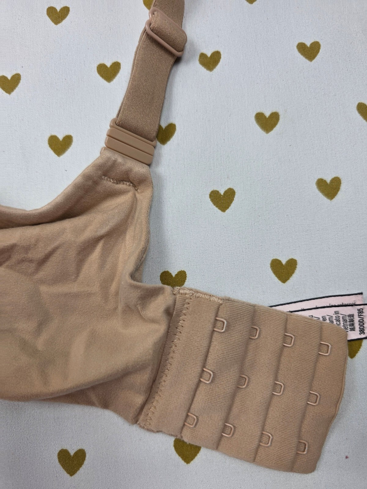 Victorias Secret Beige Lined Perfect coverage bra 38DDD