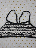Victorias Secret Pink Sports Bra Caged Large Bralette Bra Top Tank